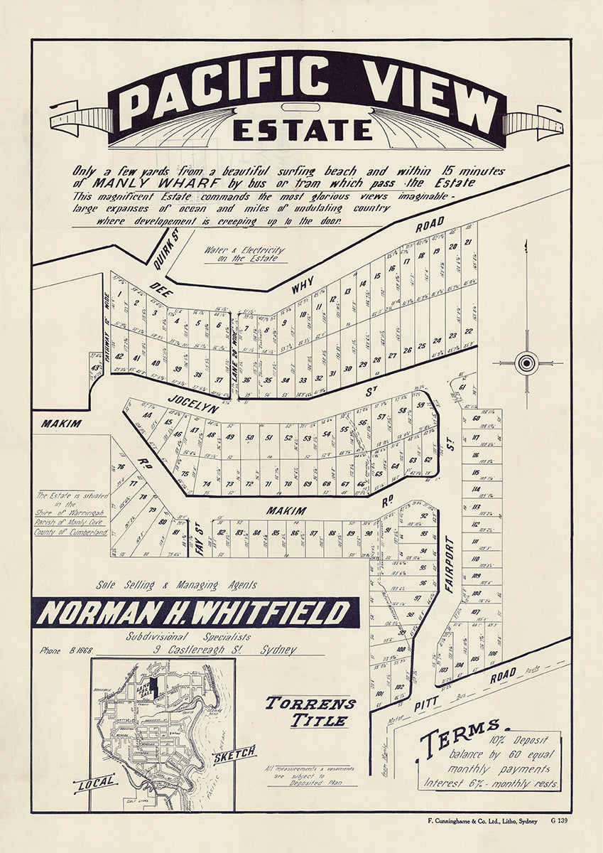Dee Why Rd, Fairport St, Makin Rd, Jocelyn St, Pitt Rd, Quirk St, Makim Rd, Fay St, North Curl Curl NSW