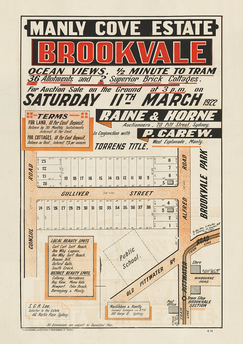 Consul Rd, Old Pittwater Rd, Alfred Rd, Gulliver St, Winbourne Rd, Brookvale NSW 1922