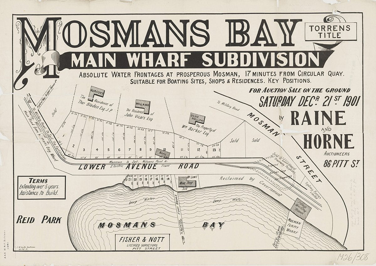 Lower Avenue Rd, Mosman St, Mosman NSW 1901