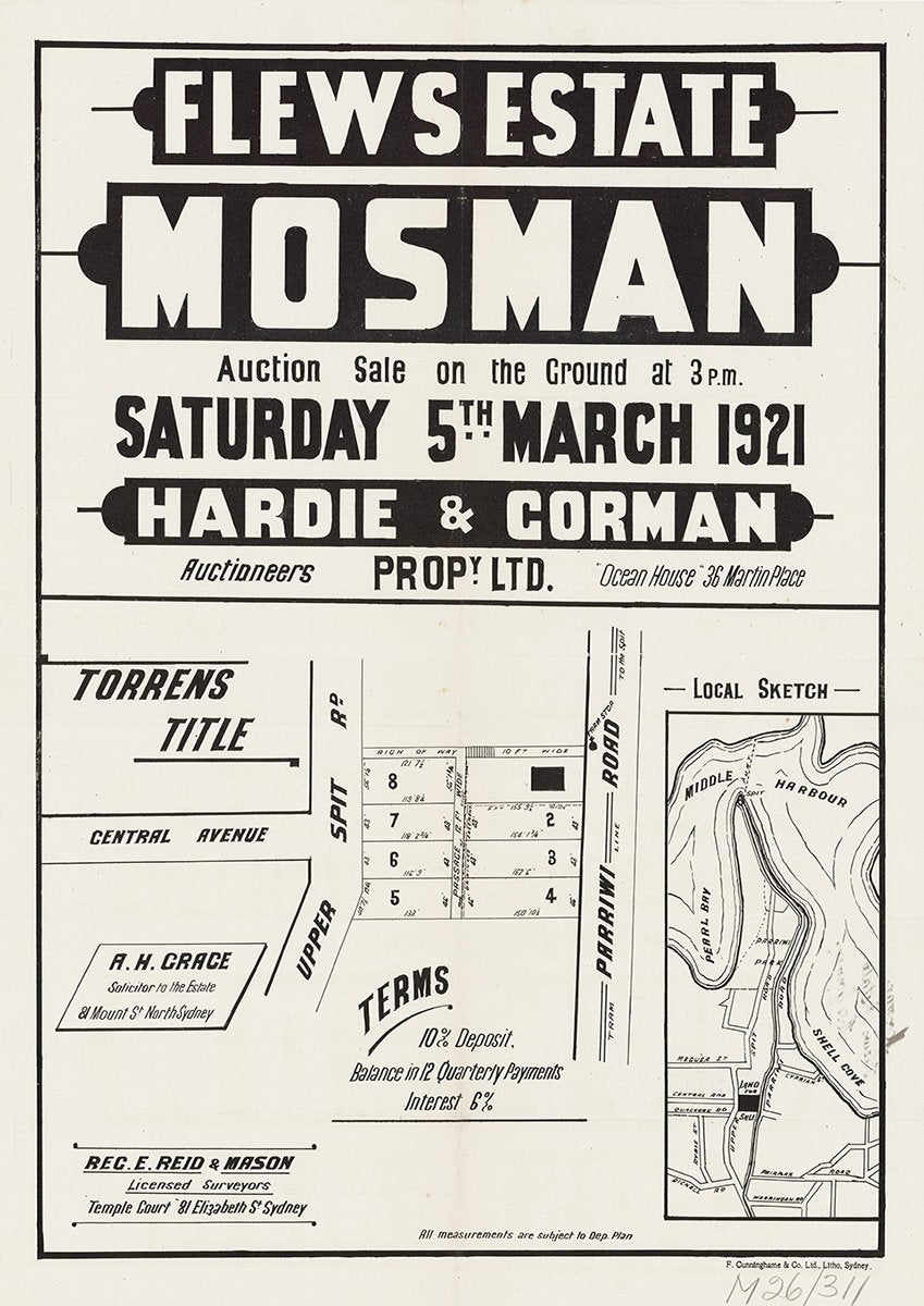 Upper Spit Rd, Parriwi Rd, Central Ave, Mosman NSW 1921