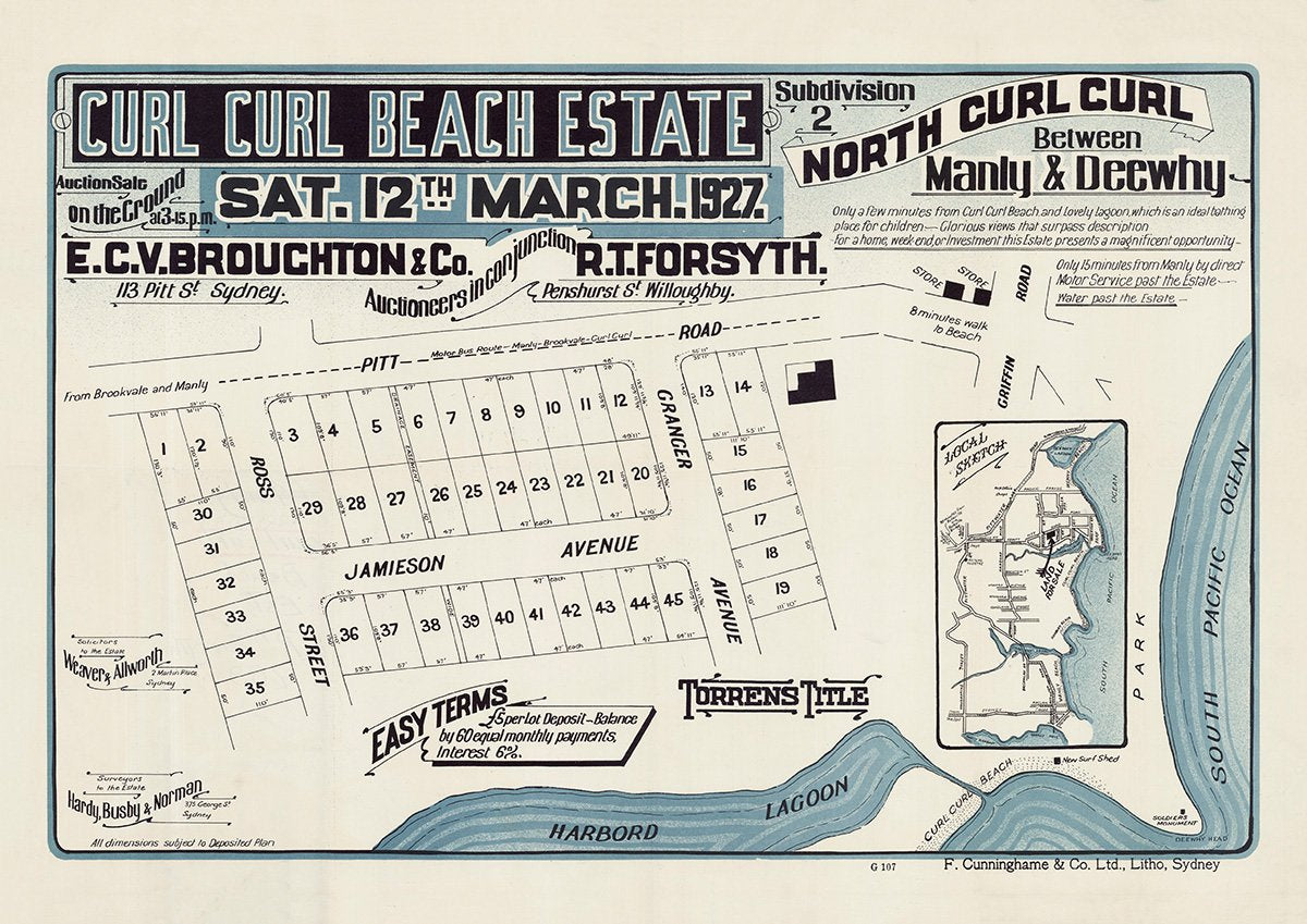 Ross St, Grainger Ave, Pitt Rd, Jamieson Ave, North Curl Curl, Curl Curl NSW 1927