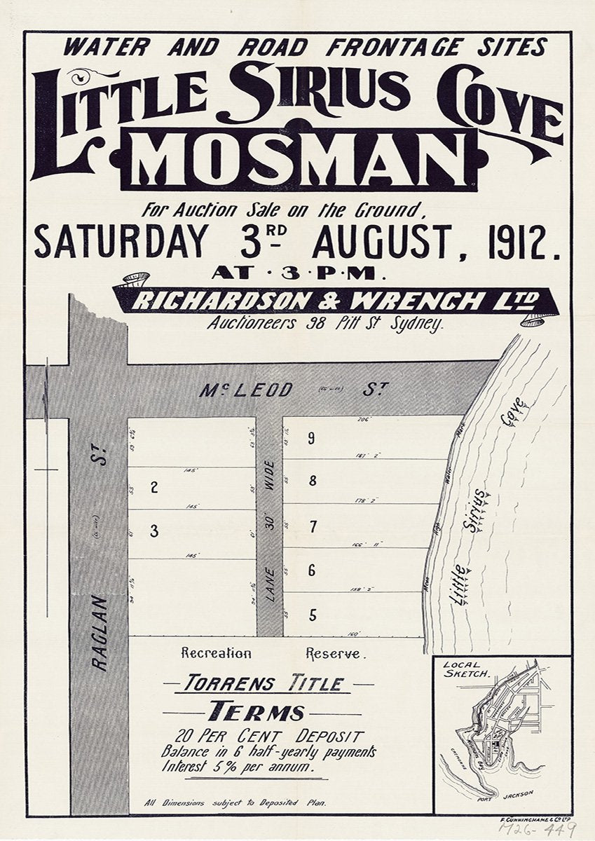 Raglan St, McLeod St, Mosman NSW 1912