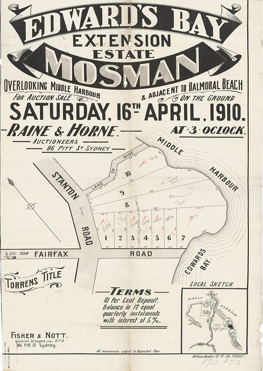 Stanton Rd, Fairfax Rd, Mosman, Balmoral NSW 1910