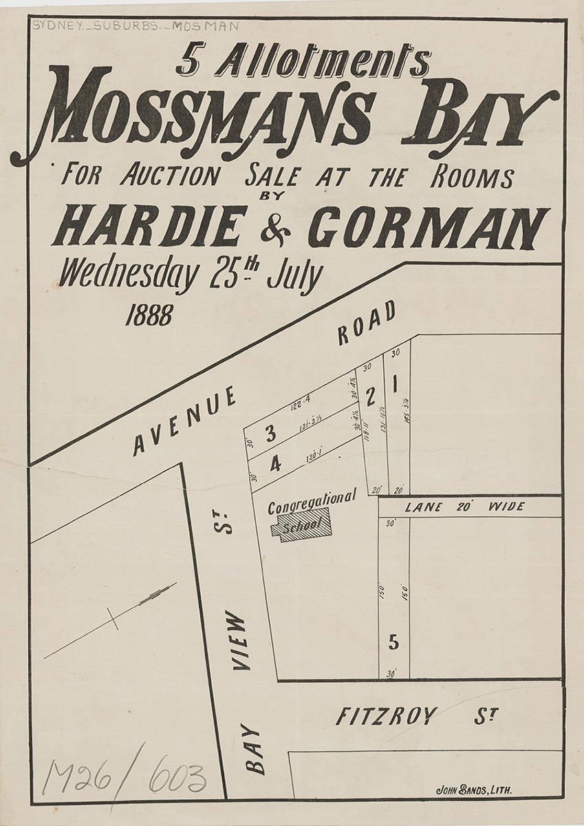 Avenue Rd, Bay View St, Fitzroy St, Mosman NSW 1888