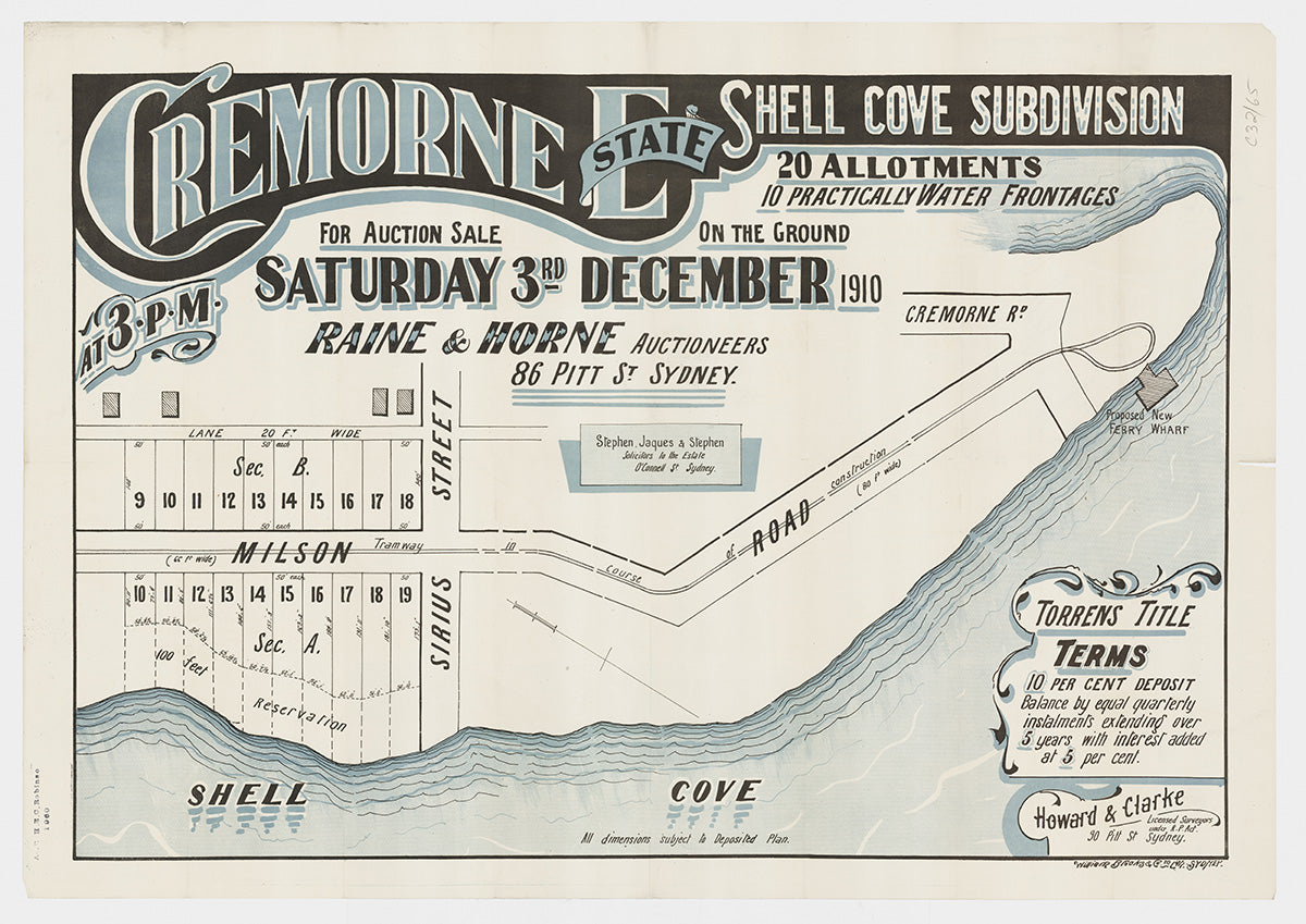 Milson Rd, Sirius St, Cremorne Rd, Cremorne Point, Mosman NSW 1910