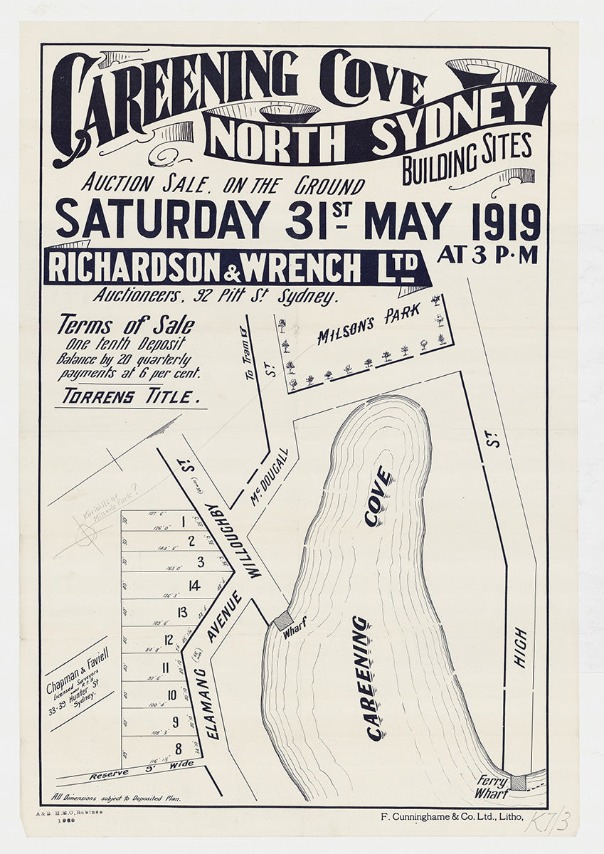 High St, Elamang Ave, Willoughby St, McDougall St, Kirribilli NSW 1919