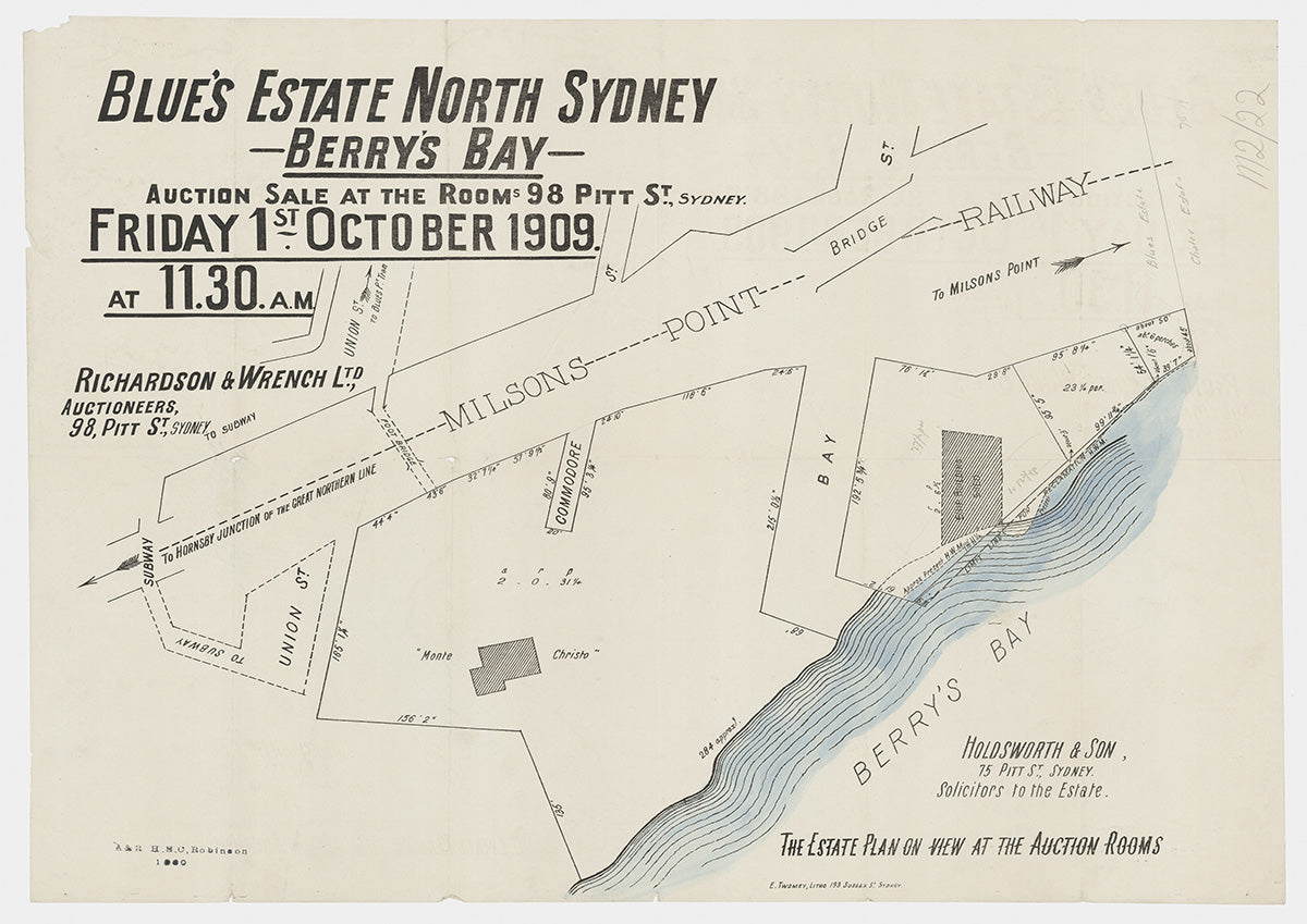 Union St, John St, Commodore St, Dumbarton St, McMahons Point NSW 1909