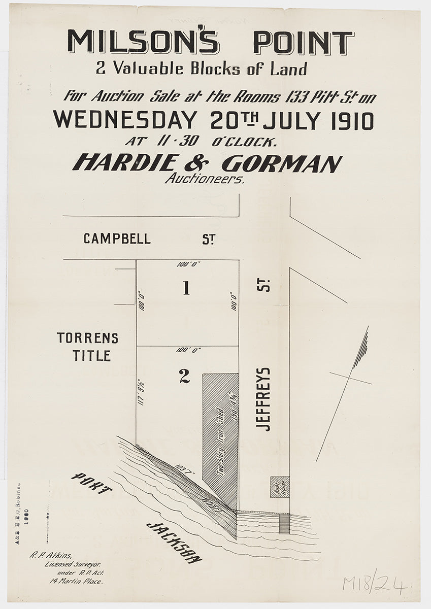 Campbell St, Jeffreys St, Kirribilli Ave, Kirribilli, Milsons Point NSW 1910