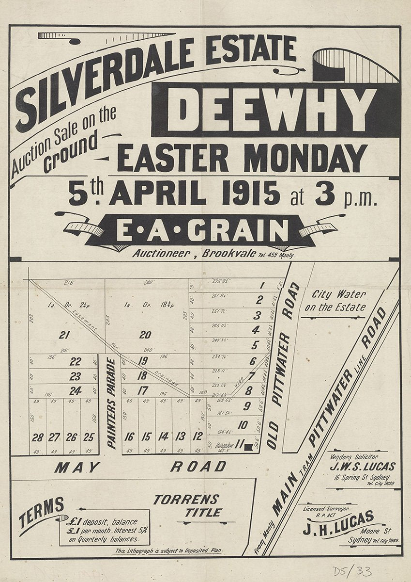 May Rd, Old Pittwater Rd, Painters Pde, Pittwater Rd, Mooramba Rd, Dee Why NSW 1915