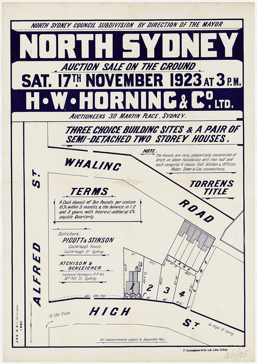 High St, Alfred St, Whaling Rd, North Sydney NSW 1923