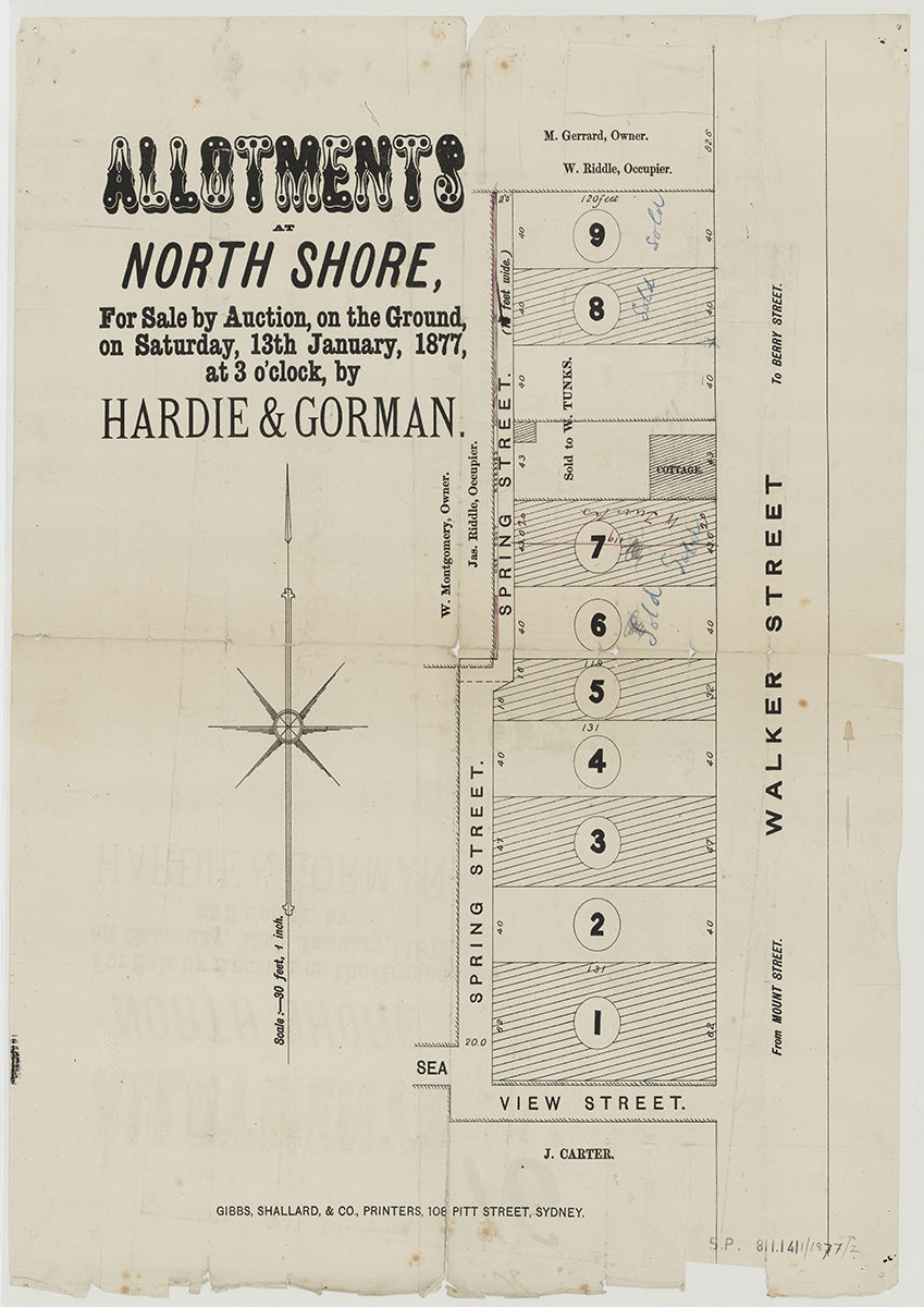 Spring St, View St, Walker St, North Sydney NSW 1877