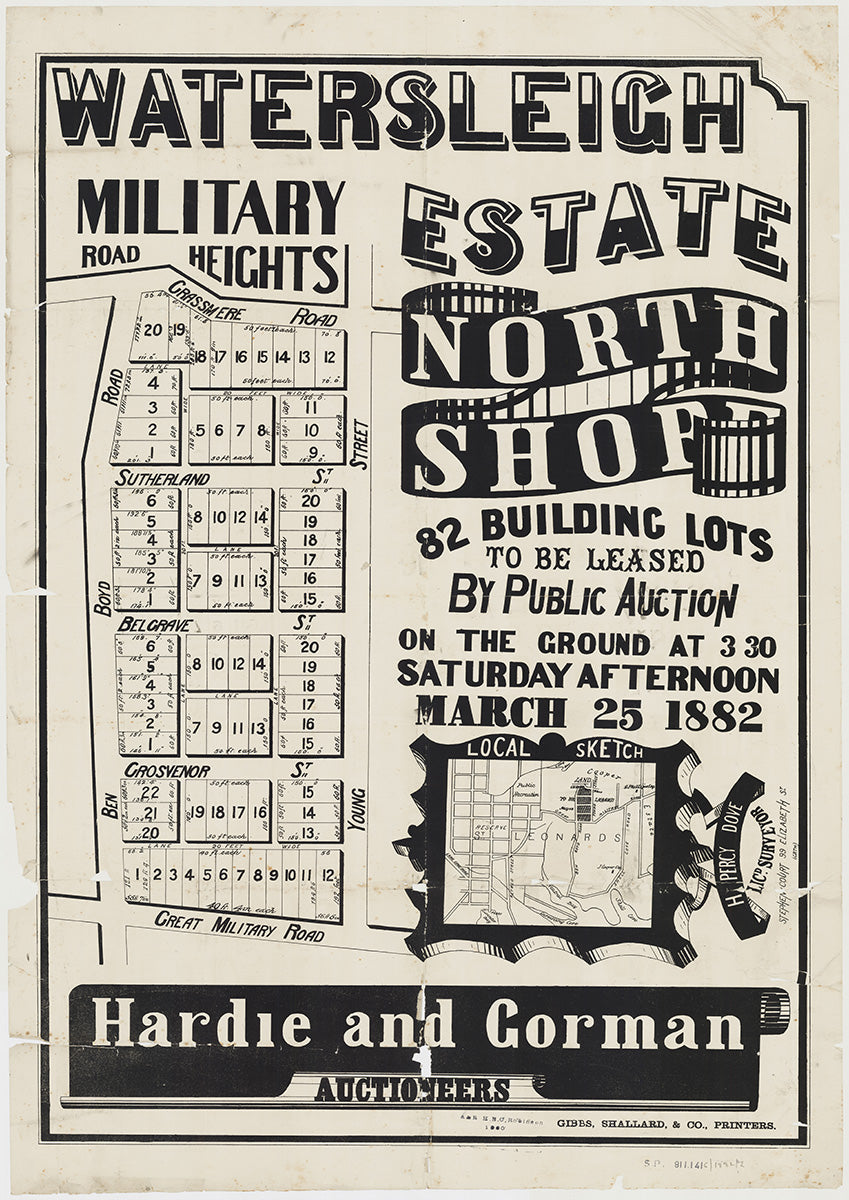 Grasmere Rd, Sutherland Rd, Belgrave Rd, Grosvenor St, Military Rd, Ben Boyd Rd, Young St, Great Military Rd, Neutral Bay NSW 1882