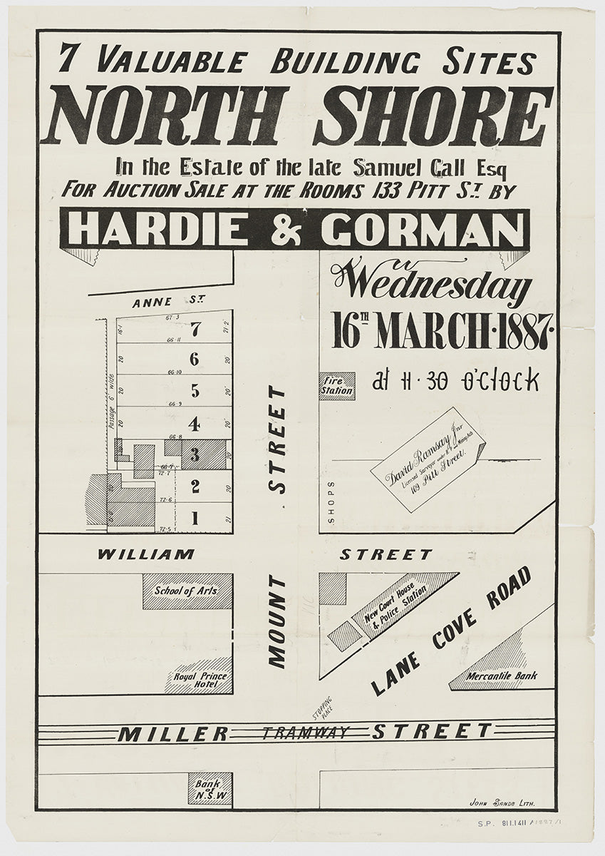 Mount St, William St, Anne St, Lane Cove Rd, Pacific Hwy, Miller St, North Sydney NSW 1887