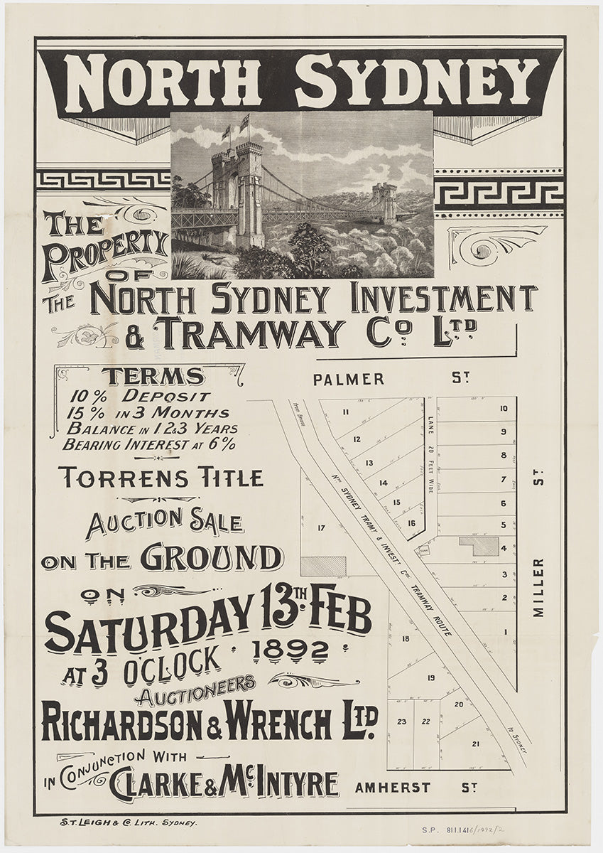 Palmer St, Miller St, Amherst St, Abbott St, Cammeray NSW 1892