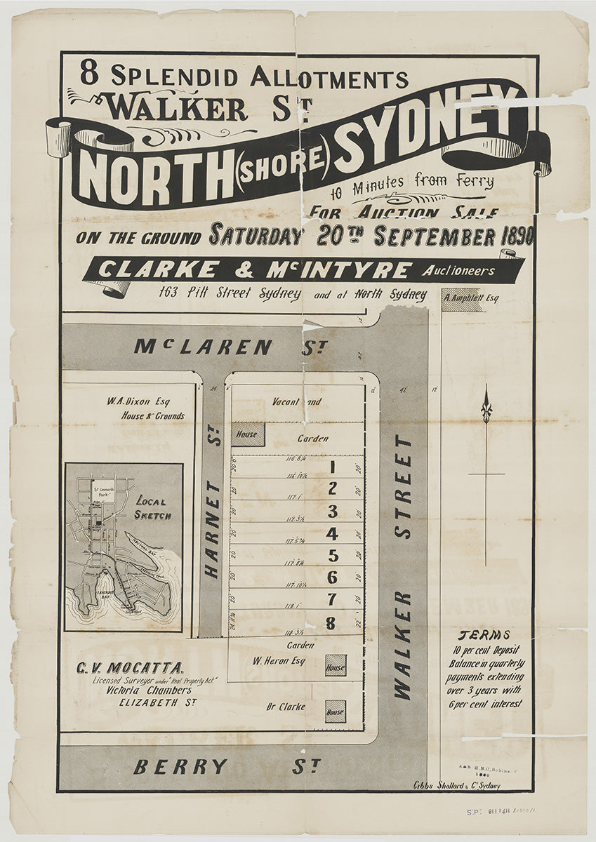 McLaren St, Harnet St, Walker St, Berry St, North Sydney NSW 1890