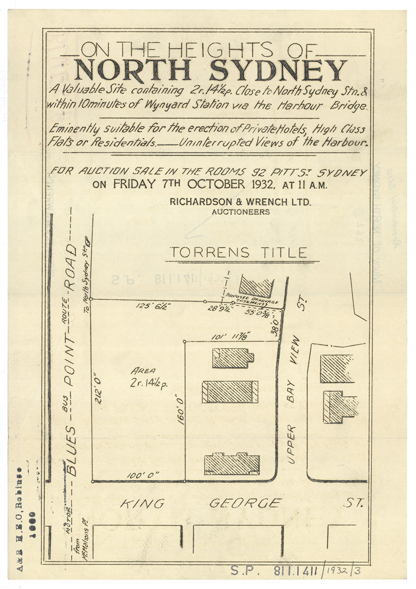 Upper Bay View St, Bay View St, King George St, Waiwera St, Blues Point Rd, McMahons Point, Lavender Bay NSW 1932