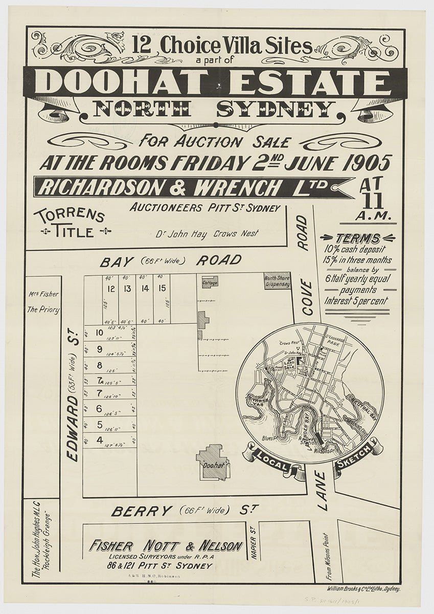 Bay Rd, Edward St, Berry St, Lane Cove Rd, Napier St, Pacific Hwy, North Sydney NSW 1905