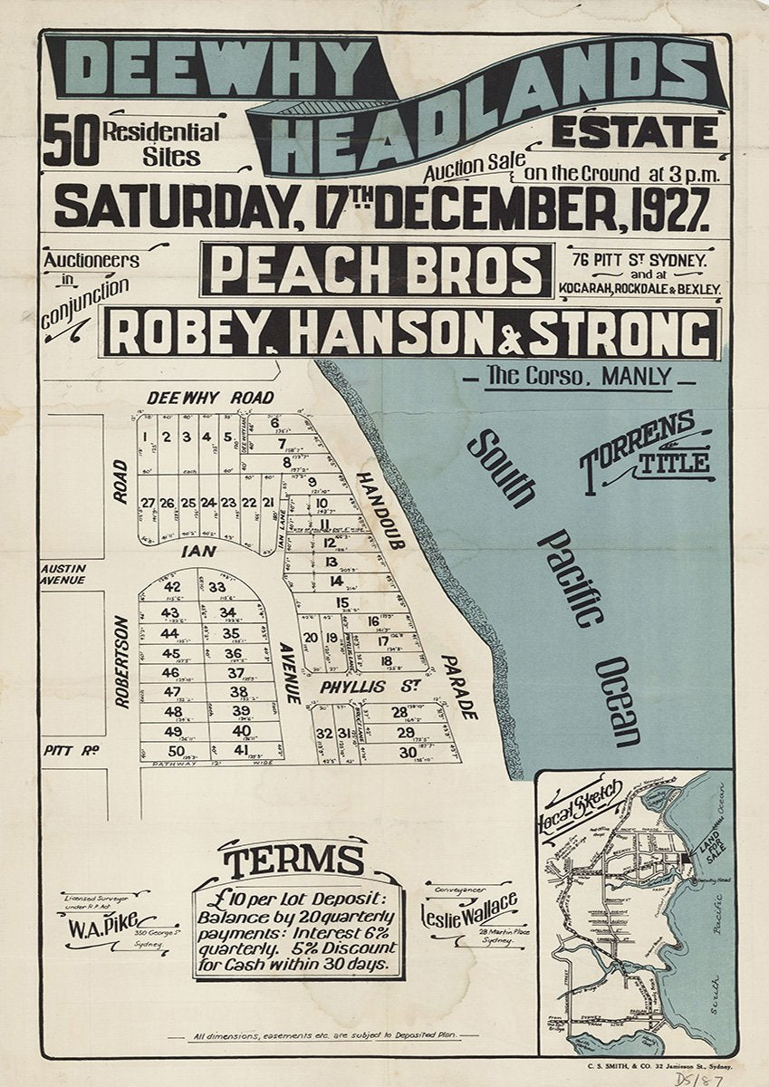 Handoub Pde, Dee Why Rd, Robertson Rd, Ian Ave, Headland Rd, Phyllis St, Austin Ave, Pitt Rd, Bruce Ln, Phyllis Ln, Dee Why, North Curl Curl NSW 1927