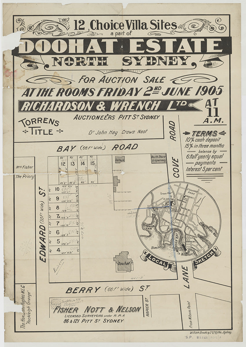 Edward St, Berry St, Lane Cove Rd, Pacific Hwy, Bay Rd, Napier St, North Sydney NSW 1905