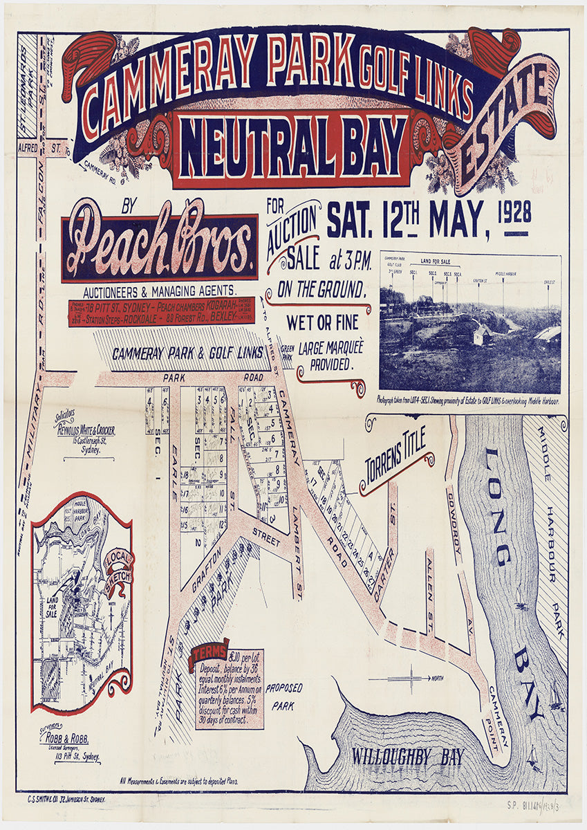 Cammeray Rd, Lambert St, Park Rd, Earle St, Fall St, Grasmere Rd, Grafton St, Creek Ln, Carter St, Allen St, Cowdroy Ave, Military Rd, Falcon St, Alfred St, Park Ave, Cremorne, Mosman NSW 1928