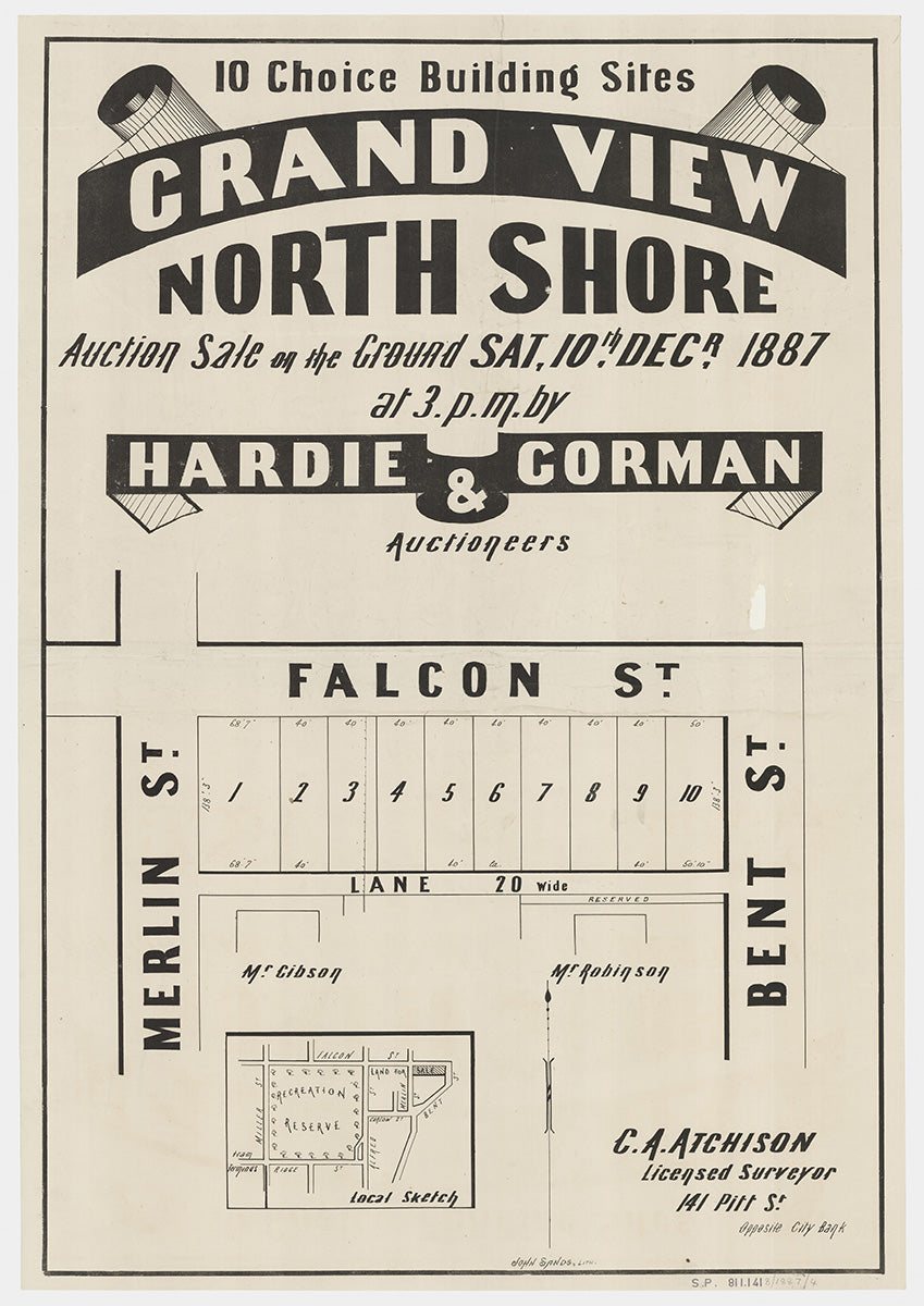 Falcon St, Merlin St, Bent St, Neutral Bay, North Sydney NSW 1887
