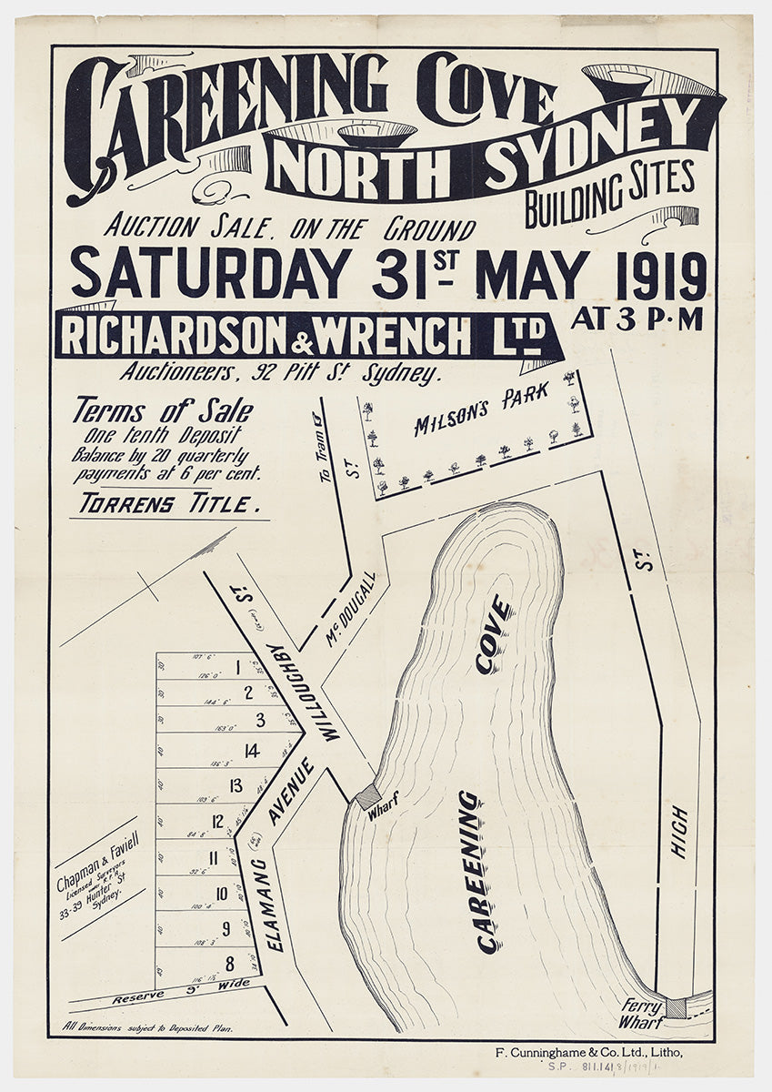 Elamang Ave, Willoughby St, McDougall St, High St, Kirribilli, North Sydney NSW 1919