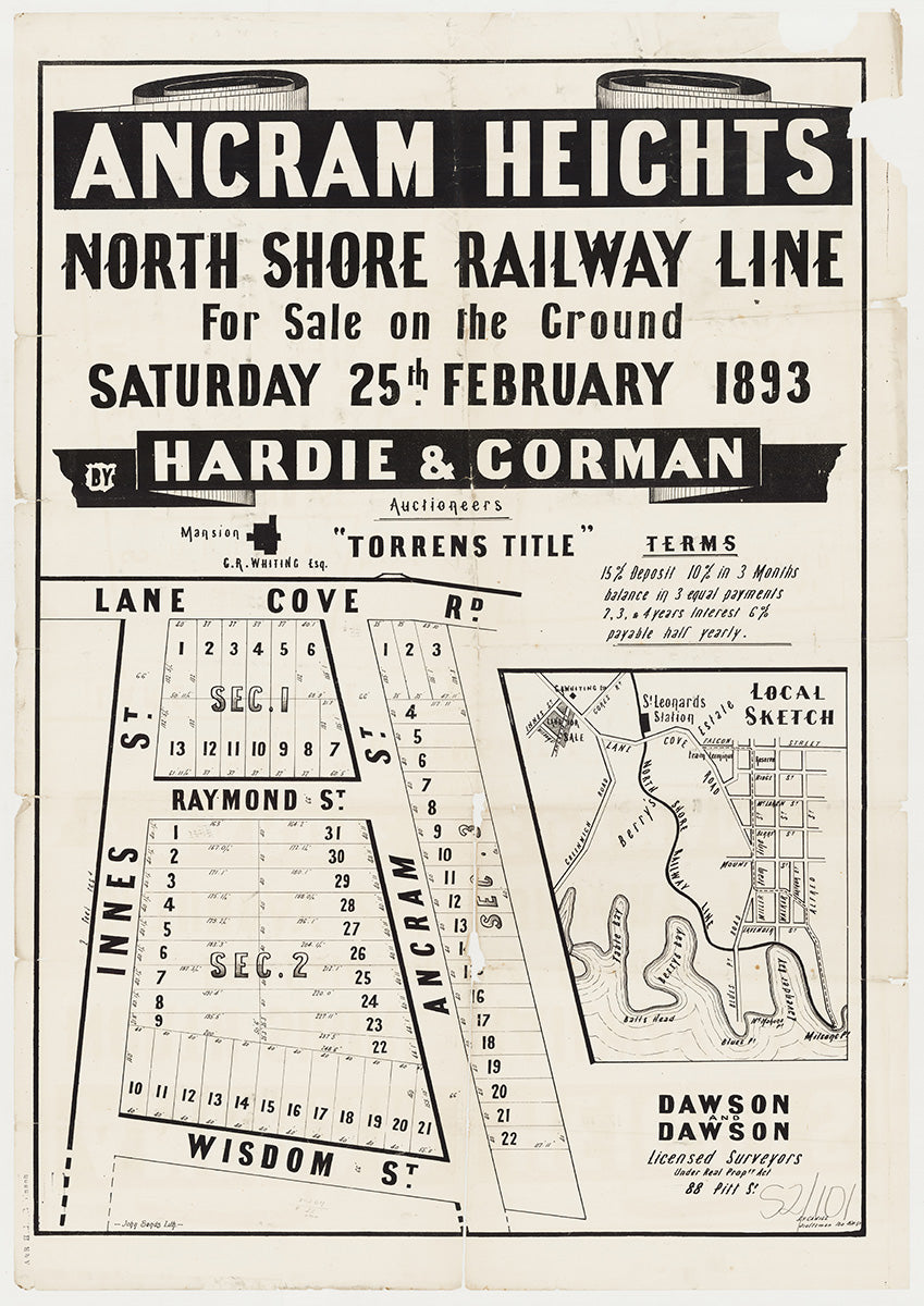 Innes St, Lane Cove Rd, Ancram St, Wisdom St, Raymond St, Ulonga Ave, Morven Gardens, Greenwich, Lane Cove NSW 1893