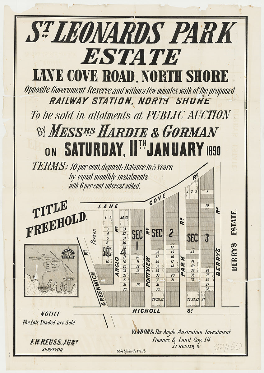 Greenwich Rd, Lane Cove Rd, Berry's Rd, Nicholl St, Anglo Rd, Portview Rd, Park Rd, Pacific Hwy, River Rd, Berry Rd, St Leonards, Lane Cove, Greenwich, North Sydney NSW 1890