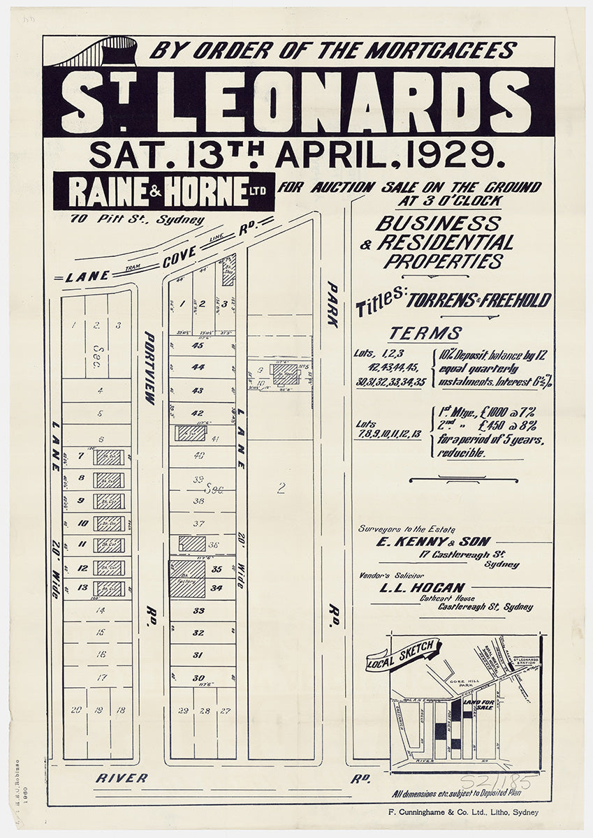 Lane Cove Rd, Park Rd, River Rd, Portview Rd, Pacific Hwy, Park Ln, Anglo Ln, Greenwich, St Leonards, Lane Cove NSW 1929