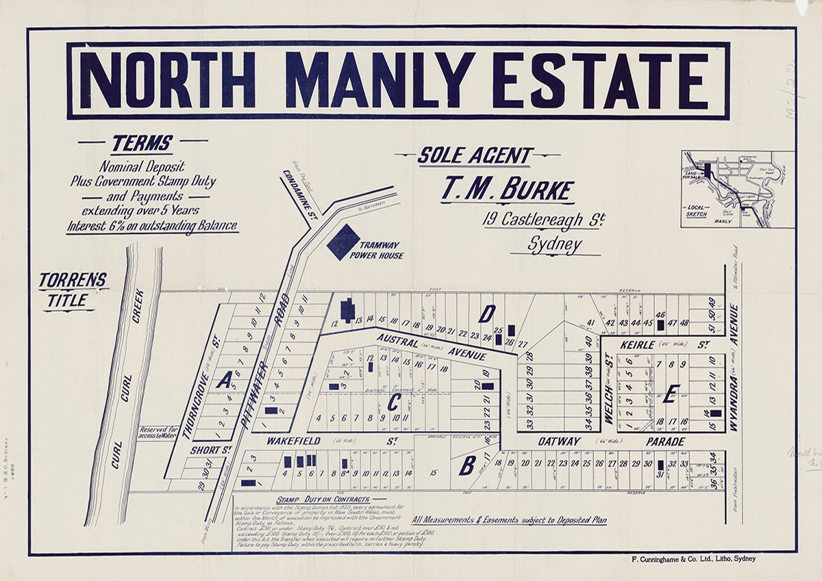 Welch St, Keirle St, Oatway Pde, Austral Ave, Wyandra Ave, Wakefield St, Pittwater Rd, Thorngrove St, Short St, North Manly NSW