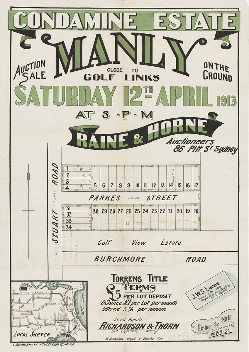 Burchmore Rd, Stuart Rd, Parkes Rd, Quirk Rd, Manly Vale NSW 1913