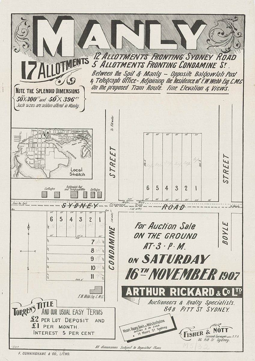 Sydney Rd, Condamine St, Boyle St, Balgowlah NSW 1907