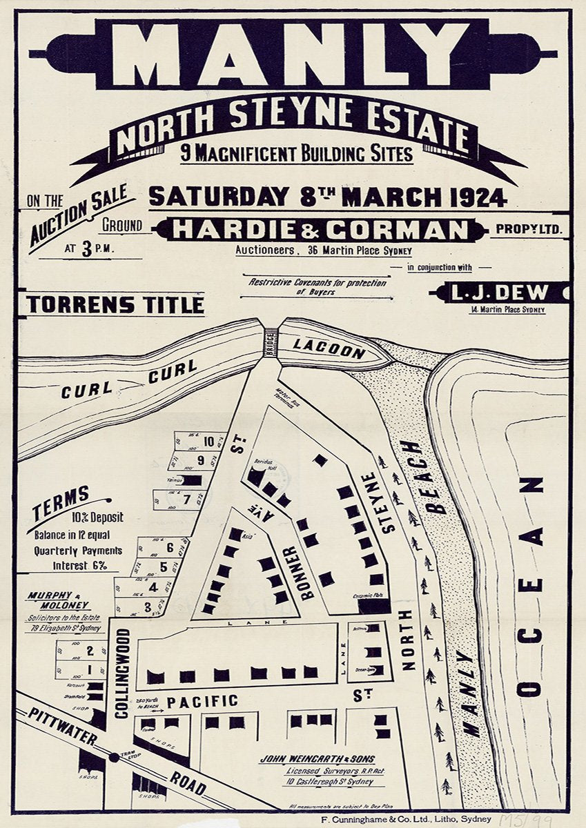 North Steyne St, Bonner Ave, Pacific St, Collingwood St, Pittwater Rd, Manly NSW 1924