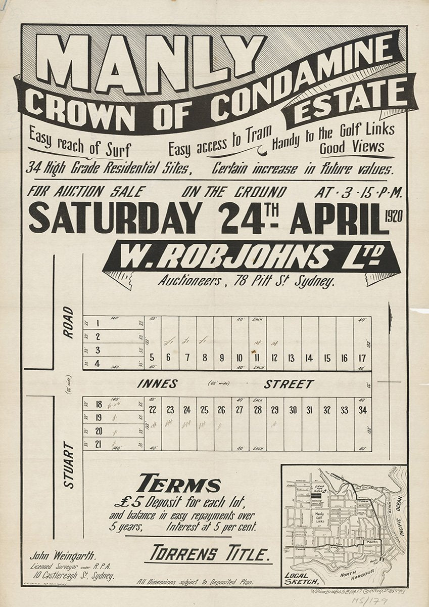 Stuart Rd, Innes St, Quirk Rd, Manly Vale NSW 1920