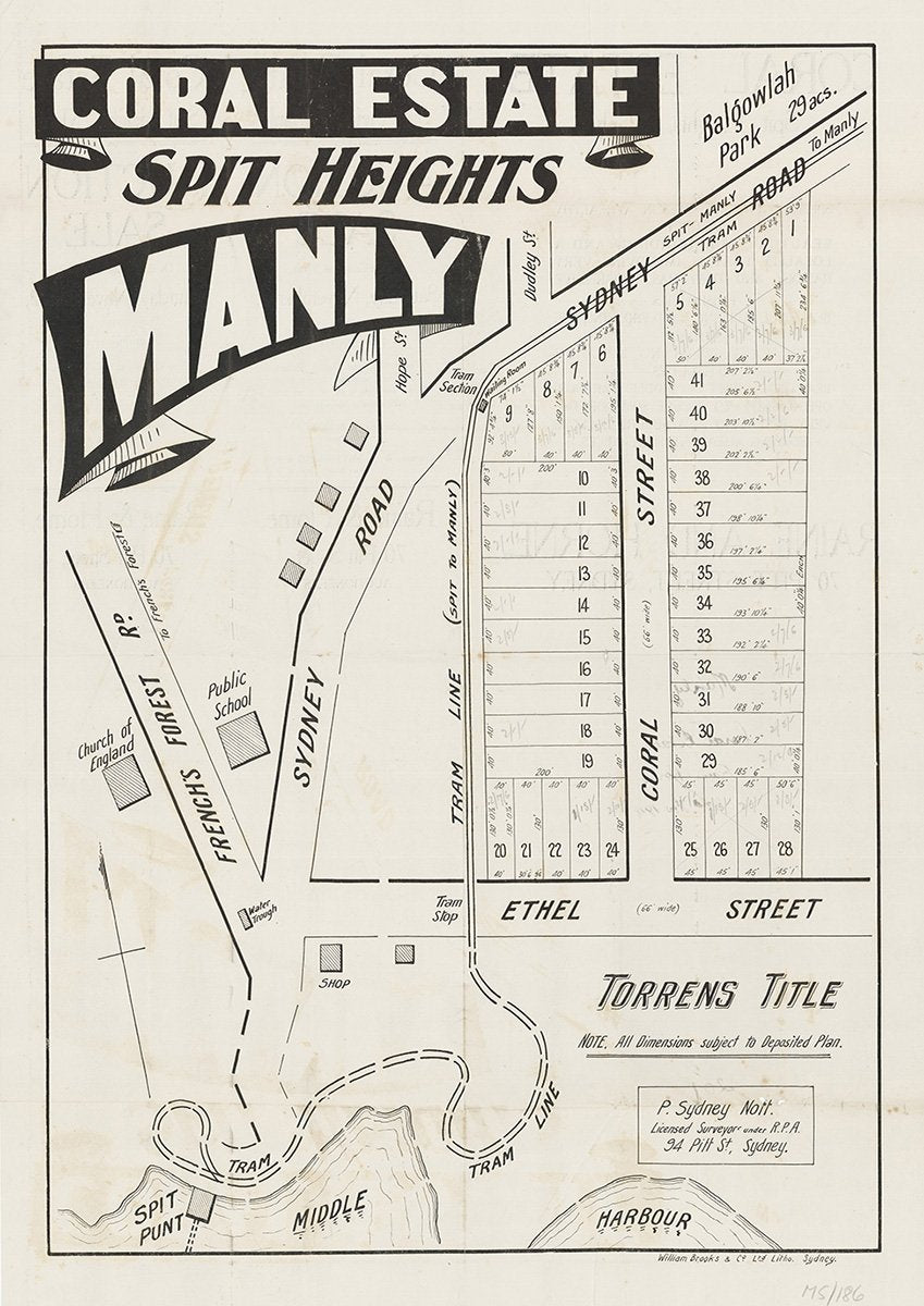 French's Forest Rd, Sydney Rd, Coral St, Ethel St, Dudley St, Hope St, Balgowlah NSW