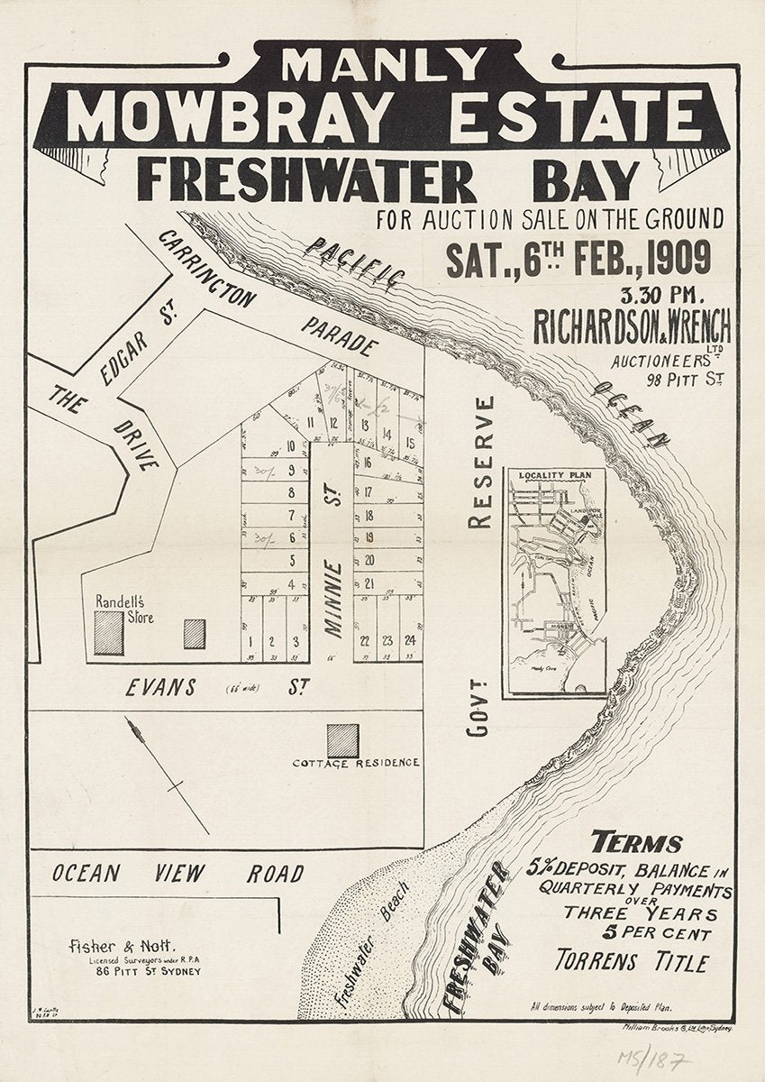 The Drive, Edgar St, Carrington Pde, Evans St, Ocean View Rd, Freshwater NSW 1909