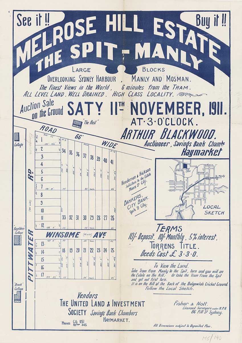 Pittwater Rd, Winsome Ave, North Balgowlah NSW 1911