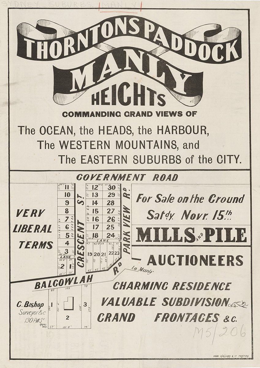 Balgowlah Rd, Crescent St, Park View Rd, Government Rd, Balgowlah NSW