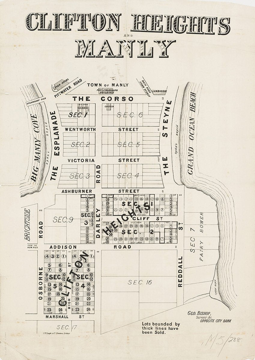 Osborne Rd, The Esplanade, The Corso, The Steyne, Reddall St, Addison Rd, Marshall St, High St, Darley Rd, Ashburner St, Victoria Rd, Wentworth St, Pittwater Rd, Manly NSW