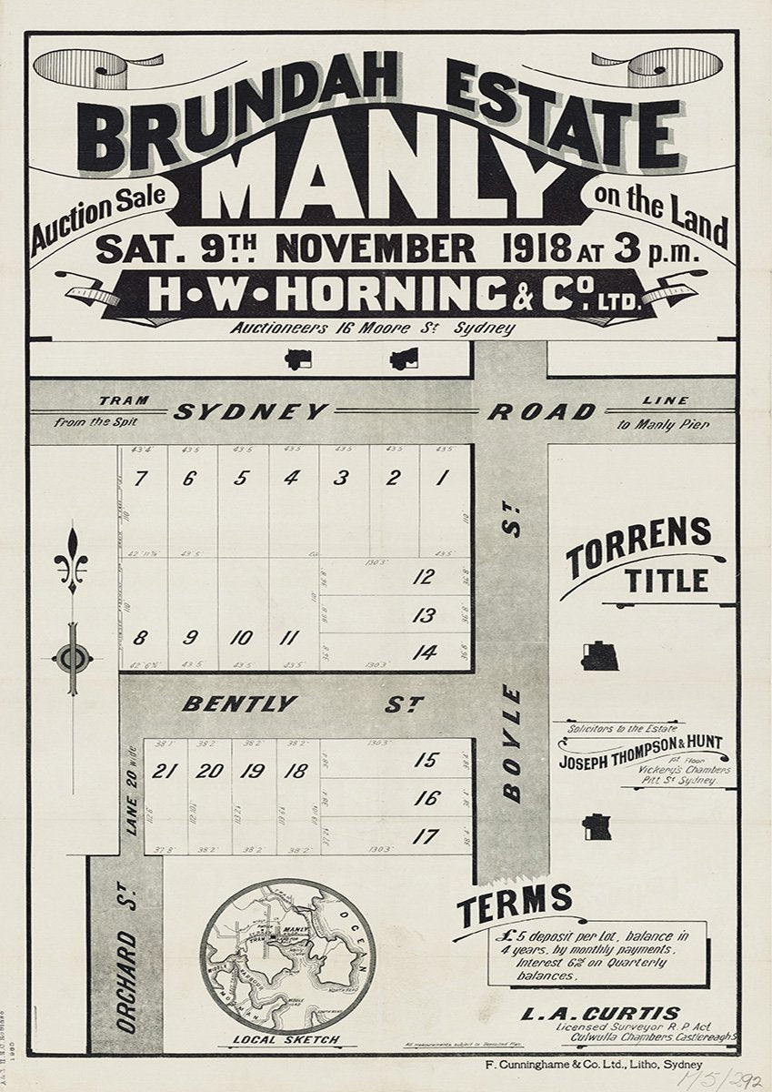 Sydney Rd, Boyle St, Bently St, Orchard St, Balgowlah NSW 1918