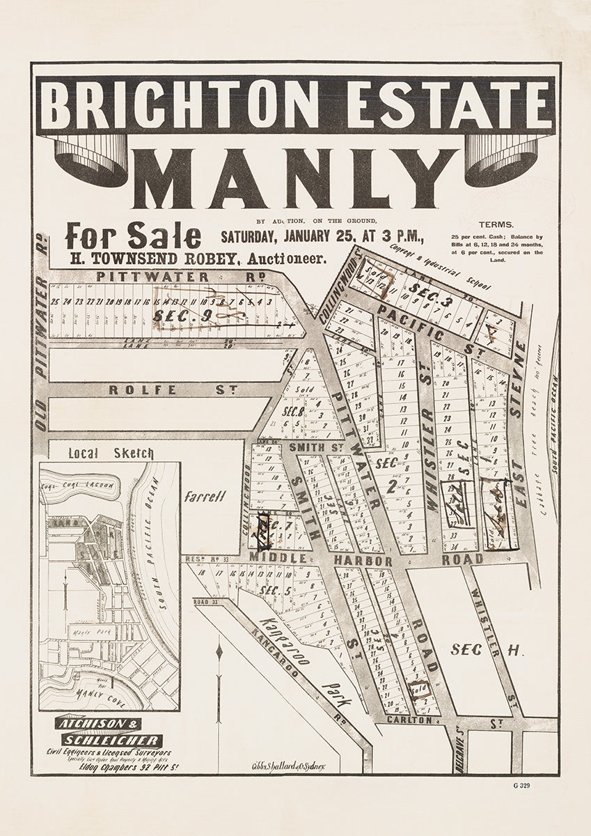 Old Pittwater Rd, Pittwater Rd, Collingwood St, Pacific St, East Steyne, Middle Harbor Rd, Whistler St. Carlton St, Smith St, Rolfe St, Kangaroo Rd, Carlton St, Belgrave St, Manly NSW