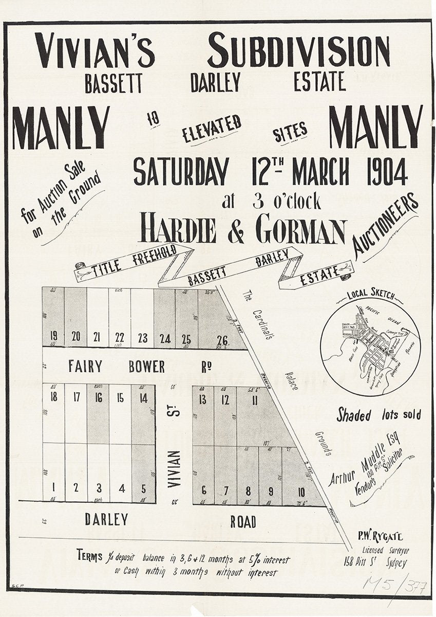 Fairy Bower Rd, Darley Rd, Vivian St, Manly NSW 1904