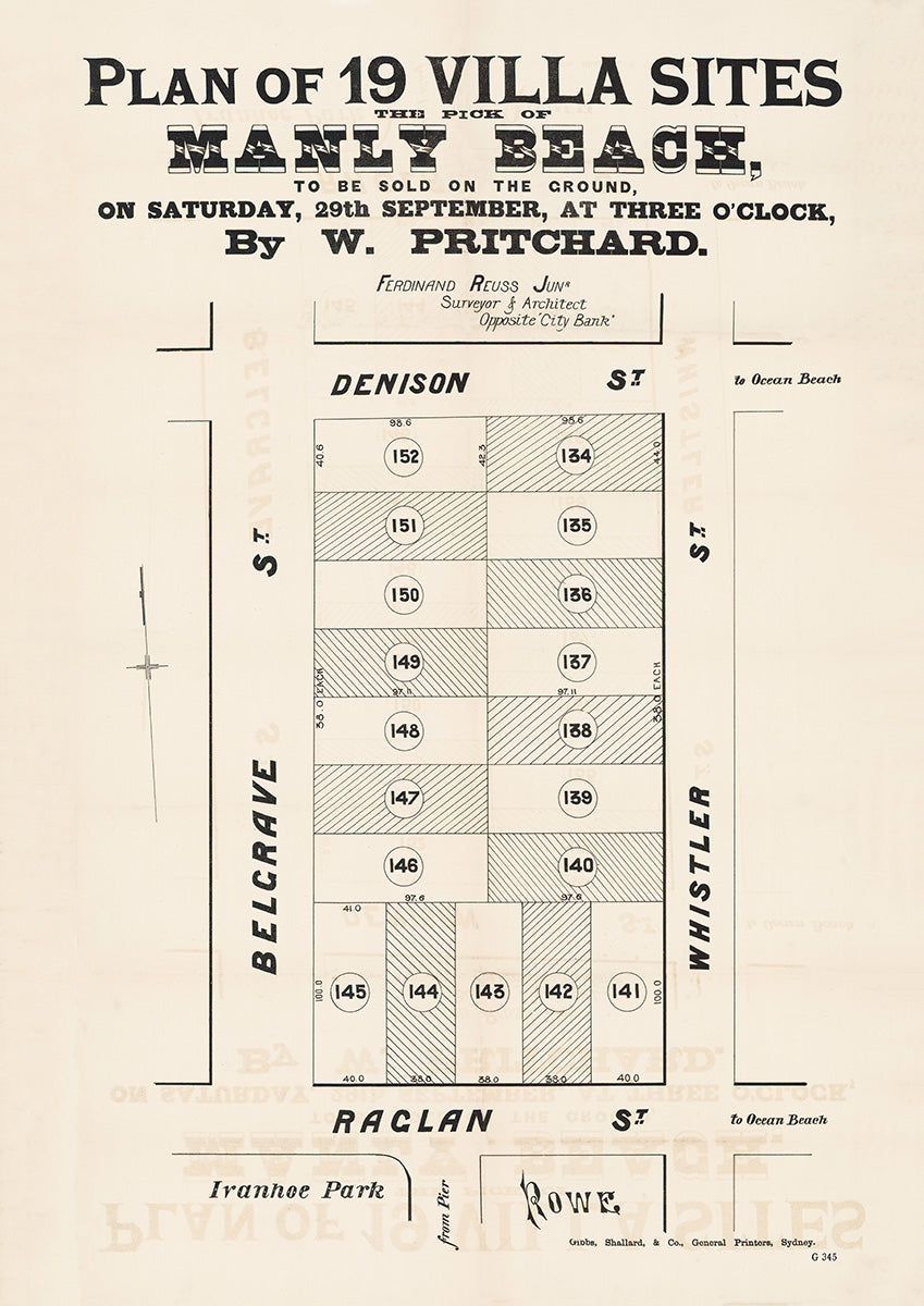 Belgrave St, Denison St, Whistler St, Raglan St, Manly NSW