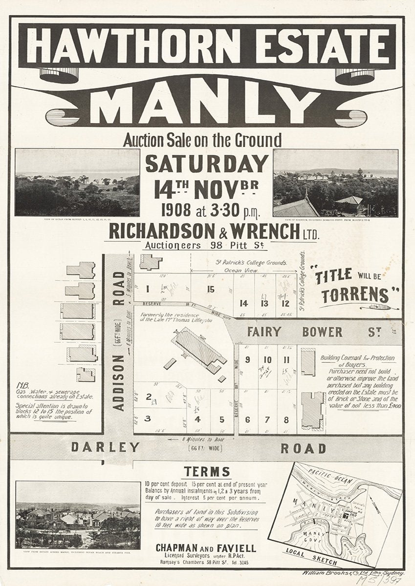 Darley Rd, Addison Rd, Fairy Bower St, Manly NSW 1908