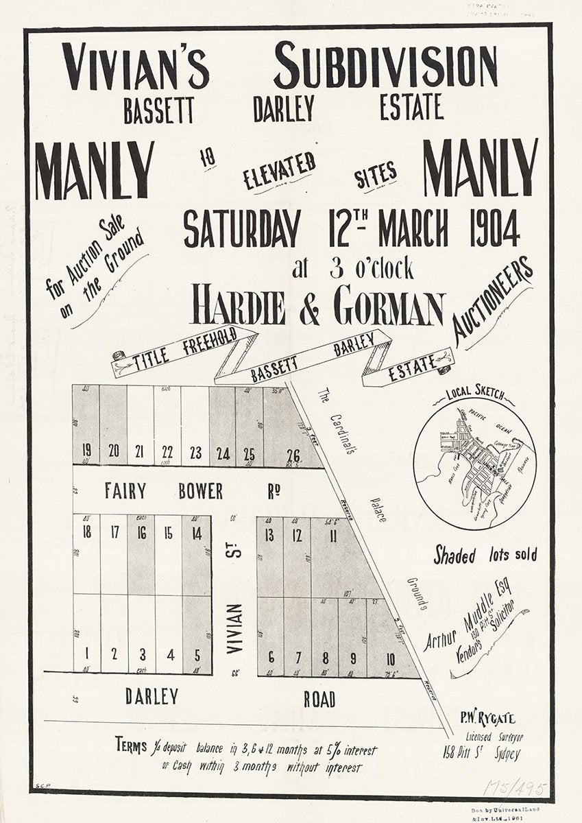 Fairy Bower Rd, Darley Rd, Vivian St, Manly NSW 1904