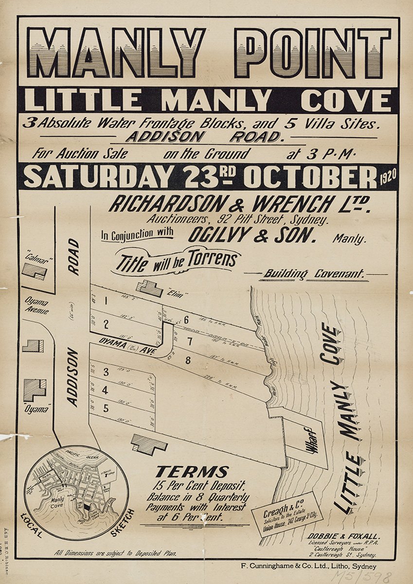 Addison Rd, Oyama Ave, Manly NSW 1920