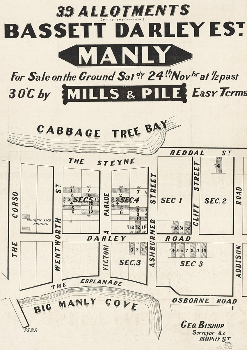 The Corso, The Steyne, Reddal St, Wenworth St, Victoria Pde, Ashburner St, Darley Rd, Cliff St, Addison Rd, Manly NSW