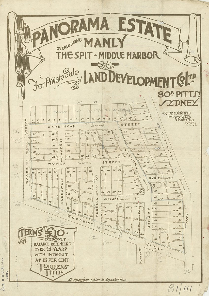 Woodbine St, Pittwater Rd, Warringa St, Wonga St, Carraween Ave, Eureka, Ave, Illalong Ave, Waimea St, Bardoo Ave, North Balgowlah NSW