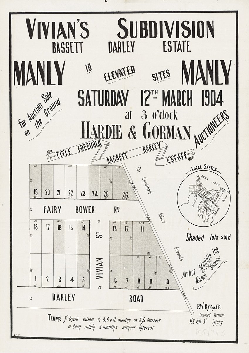 Fairy Bower Rd, Darley Rd, Vivian St, Manly NSW 1904