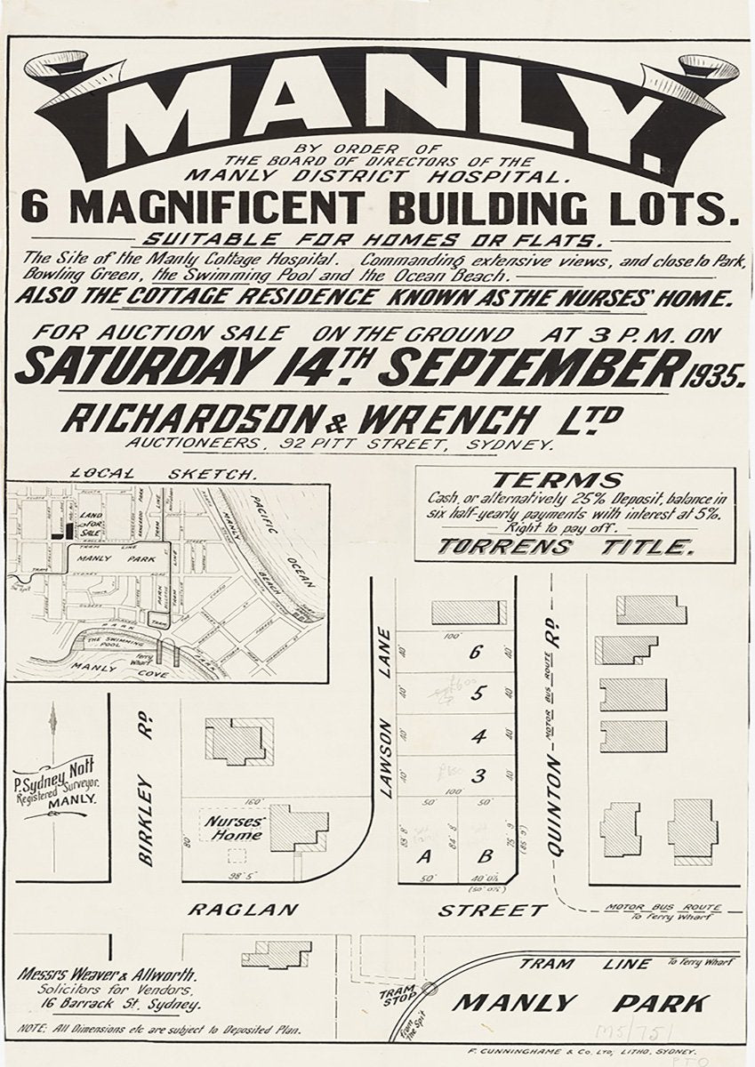 Raglan St, Birkley Rd, Quinton Rd, Lawson Ln, Lawson Place, Manly NSW 1935